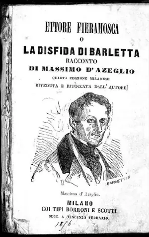 Cover of Ettore Fieramosca by Massimo d'Azeglio