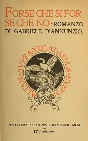 Cover of Forse che sì forse che no by Gabriele D'Annunzio
