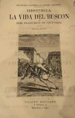 Cover of Historia de la vida del Buscón by Francisco de Quevedo