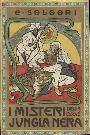 Cover of I misteri della jungla nera by Emilio Salgari