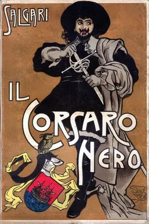 Cover of Il Corsaro Nero by Emilio Salgari
