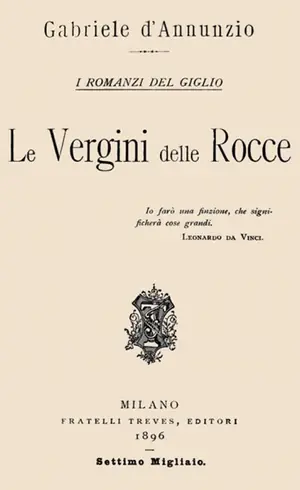 Cover of Le vergini delle rocce by Gabriele D'Annunzio