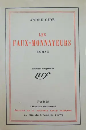 Cover of Les Faux-monnayeurs by André Gide
