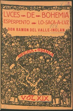 Cover of Luces de bohemia by Ramón del Valle-Inclán