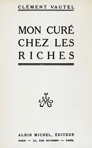 Cover of Mon curé chez les riches by Clément Vautel